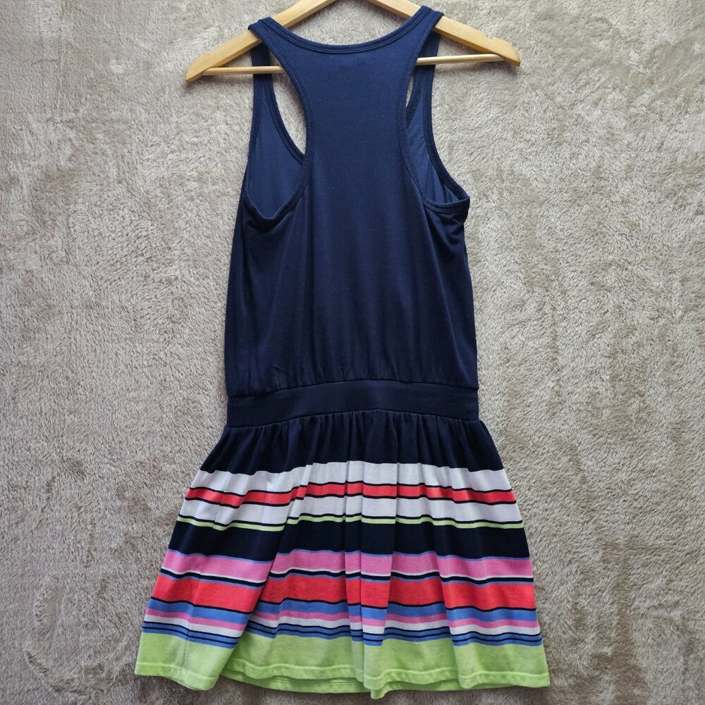 Juicy Couture Summer Dress Racer Back Multicolor Striped Sleeveless Size XS - Picture 2 of 7